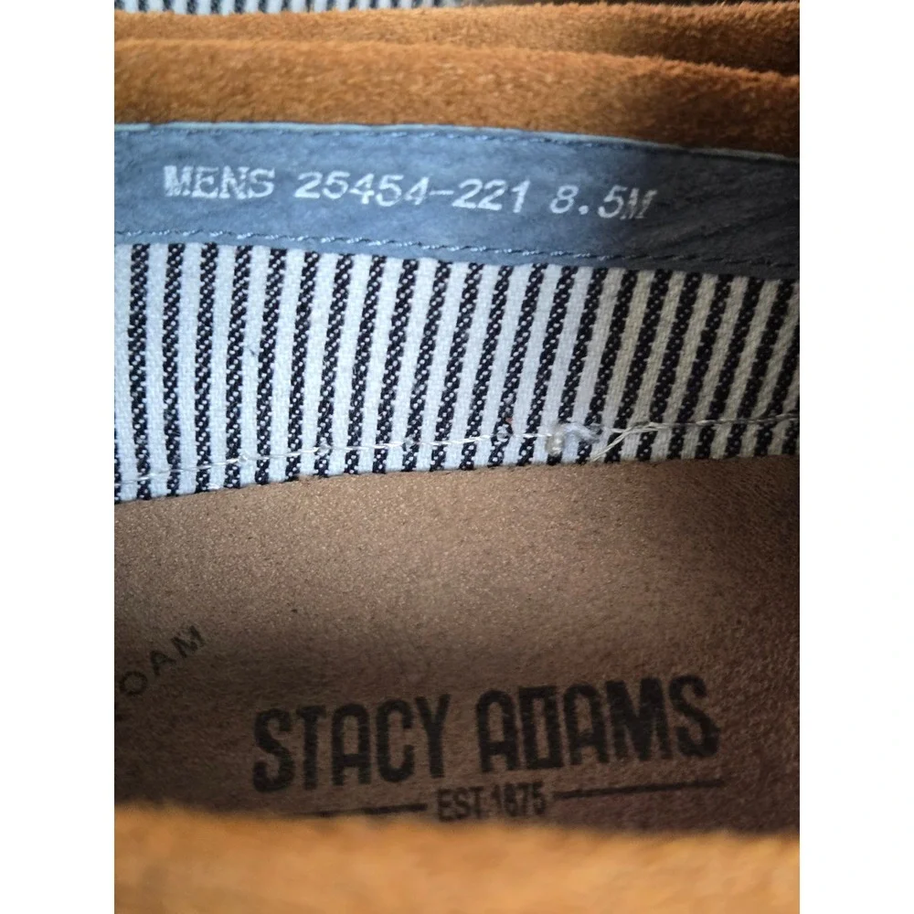 Stacy Adams Mens Tan Espadrille‎ Slip On Memory Foam Sneakers 25454-221 8.5M